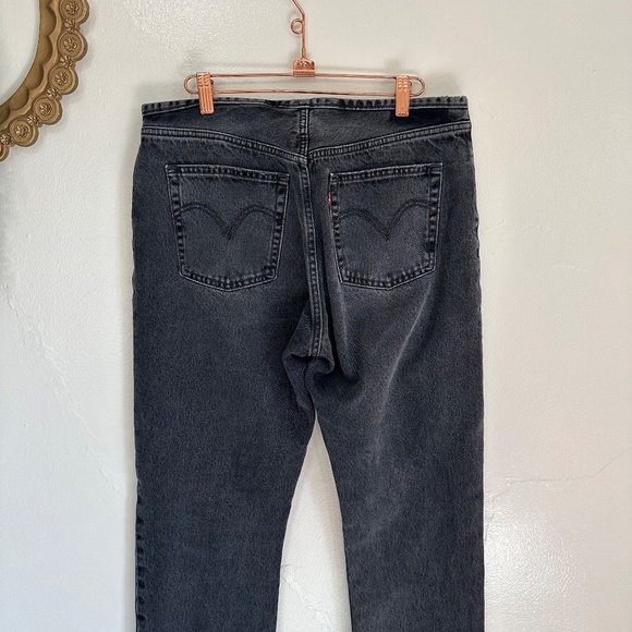 Levi's 501 Mini Waist Jeans, Black, Size 31 - Picture 4 of 10